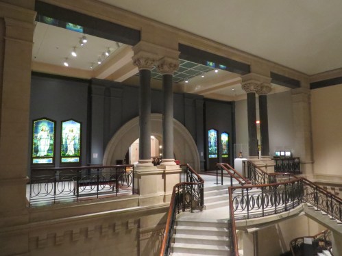 Stained Glass and Staircase